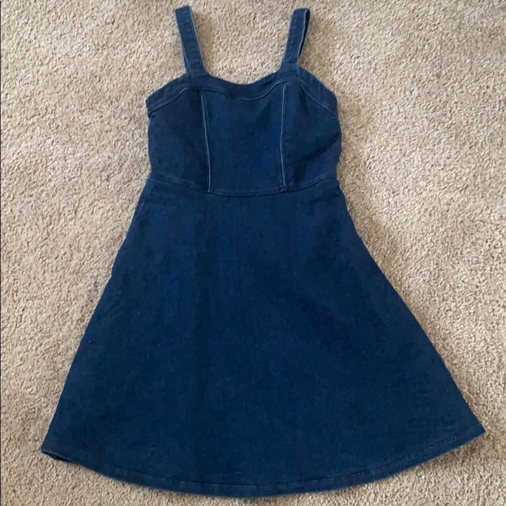Girls size 6/7 justice stretch denim dress
